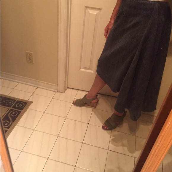 NWT Lord & Taylor lined grey tweed skirt - Picture 6 of 15